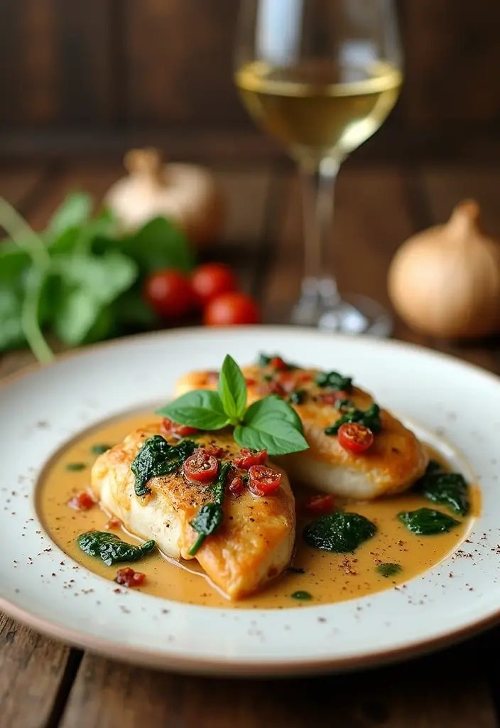 30 Cheap Keto Dinner Recipes That Save Money - 6. Creamy Garlic Tuscan Chicken