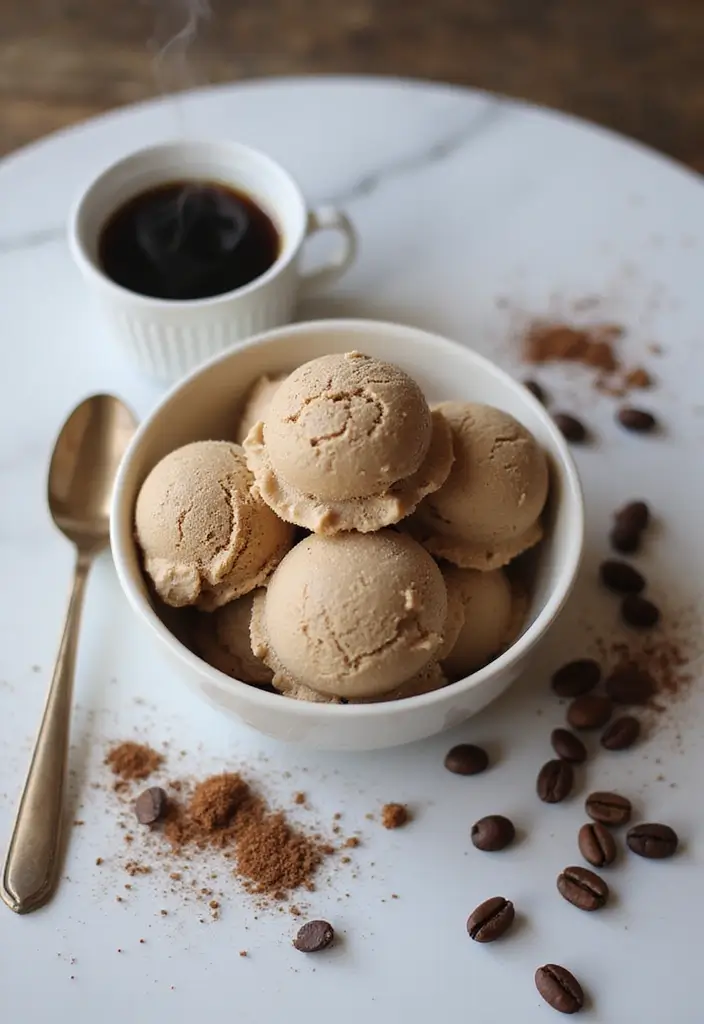 30 Creamy and Rich Keto Coffee Ice Cream Recipes with Unique Flavor Additions 1 30 Creamy and Rich Keto Coffee Ice Cream Recipes with Unique Flavor Additions - 1. Classic Keto Coffee Ice Cream