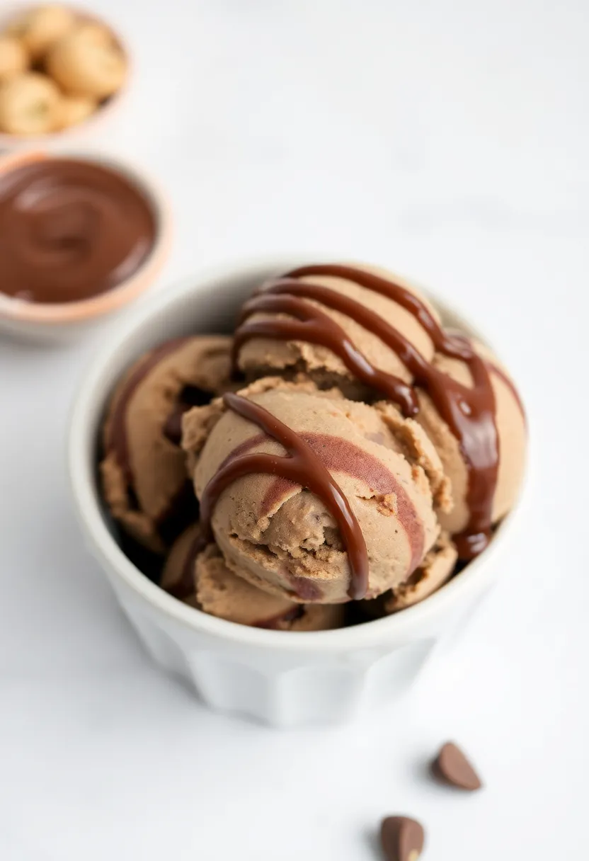 30 Creamy and Rich Keto Coffee Ice Cream Recipes with Unique Flavor Additions 16 30 Creamy and Rich Keto Coffee Ice Cream Recipes with Unique Flavor Additions - 16. Chocolate Hazelnut Swirl Coffee Ice Cream