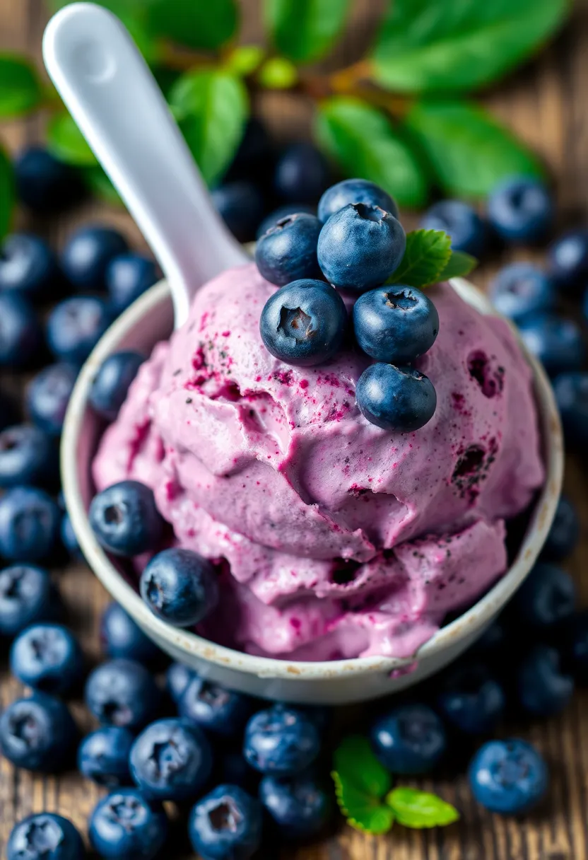 30 Creamy and Rich Keto Coffee Ice Cream Recipes with Unique Flavor Additions 17 30 Creamy and Rich Keto Coffee Ice Cream Recipes with Unique Flavor Additions - 17. Blueberry Coffee Ice Cream