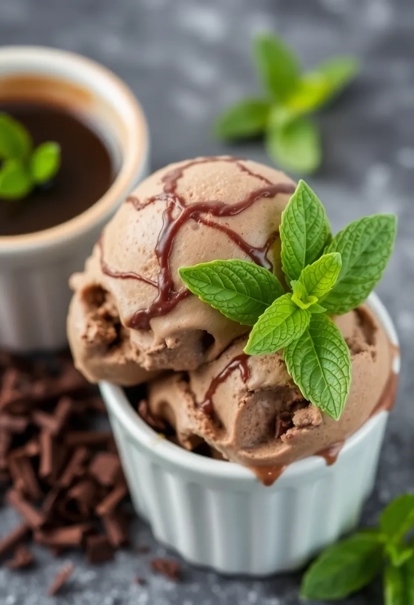 30 Creamy and Rich Keto Coffee Ice Cream Recipes with Unique Flavor Additions 19 30 Creamy and Rich Keto Coffee Ice Cream Recipes with Unique Flavor Additions - 19. Mint Chocolate Coffee Ice Cream