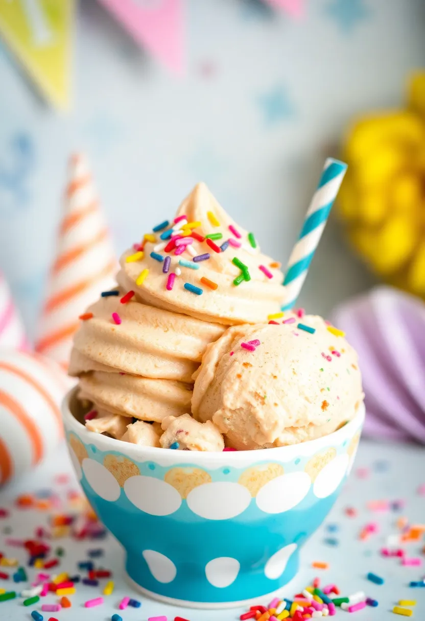 30 Creamy and Rich Keto Coffee Ice Cream Recipes with Unique Flavor Additions 22 30 Creamy and Rich Keto Coffee Ice Cream Recipes with Unique Flavor Additions - 22. Birthday Cake Coffee Ice Cream