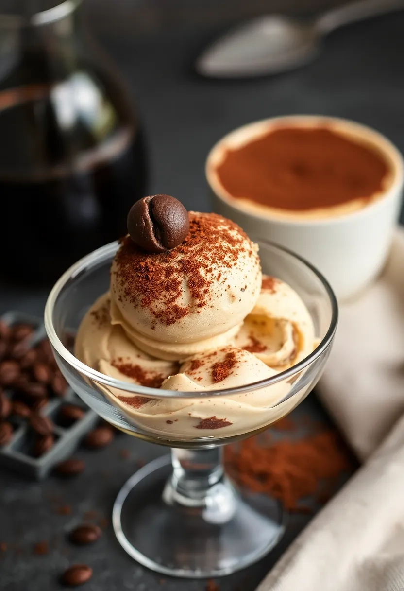30 Creamy and Rich Keto Coffee Ice Cream Recipes with Unique Flavor Additions 29 30 Creamy and Rich Keto Coffee Ice Cream Recipes with Unique Flavor Additions - 29. Tiramisu Coffee Ice Cream