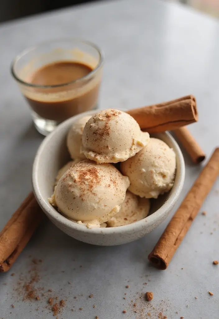 30 Creamy and Rich Keto Coffee Ice Cream Recipes with Unique Flavor Additions 4 30 Creamy and Rich Keto Coffee Ice Cream Recipes with Unique Flavor Additions - 4. Cinnamon Swirl Coffee Ice Cream
