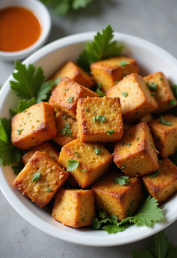 30 Keto Air Fryer Recipes Crispy and Easy 16 30 Keto Air Fryer Recipes Crispy and Easy - 16. Air Fryer Crispy Tofu Bites