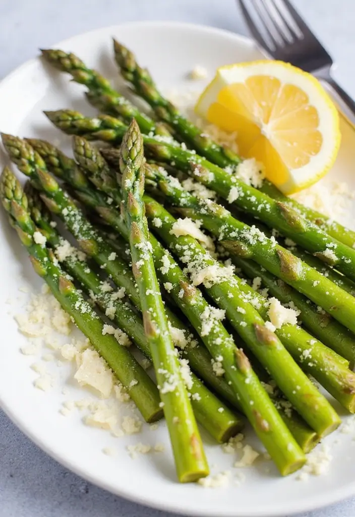 30 Keto Air Fryer Recipes Crispy and Easy 4 30 Keto Air Fryer Recipes Crispy and Easy - 4. Air Fryer Parmesan Crusted Asparagus