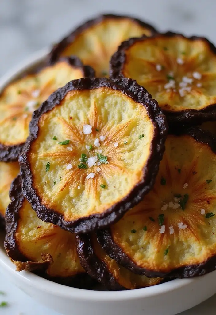 30 Keto Air Fryer Recipes Crispy and Easy 8 30 Keto Air Fryer Recipes Crispy and Easy - 8. Air Fryer Eggplant Chips