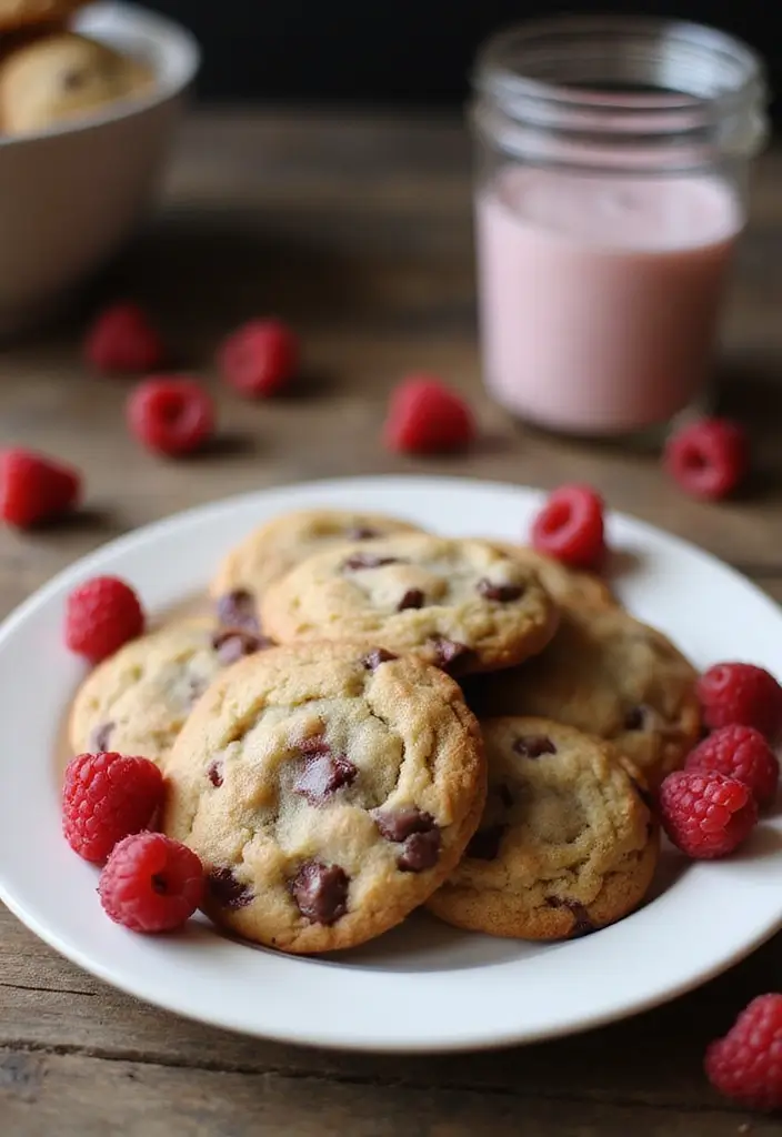 30 Keto Air Fryer Recipes Low Carb Dessert Ideas You’ll Love 12 30 Keto Air Fryer Recipes Low Carb Dessert Ideas You’ll Love - 12. Raspberry Chocolate Chip Cookies