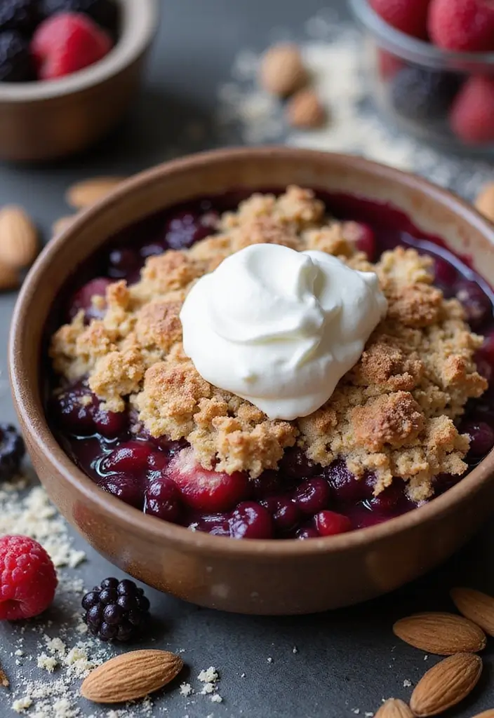 30 Keto Air Fryer Recipes Low Carb Dessert Ideas You’ll Love 7 30 Keto Air Fryer Recipes Low Carb Dessert Ideas You’ll Love - 7. Keto Berry Crumble