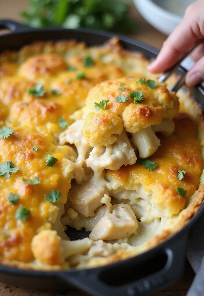 30 Keto Chicken Casserole Recipes Family Approved 16 30 Keto Chicken Casserole Recipes Family Approved - 16. Chicken and Cauliflower Bake