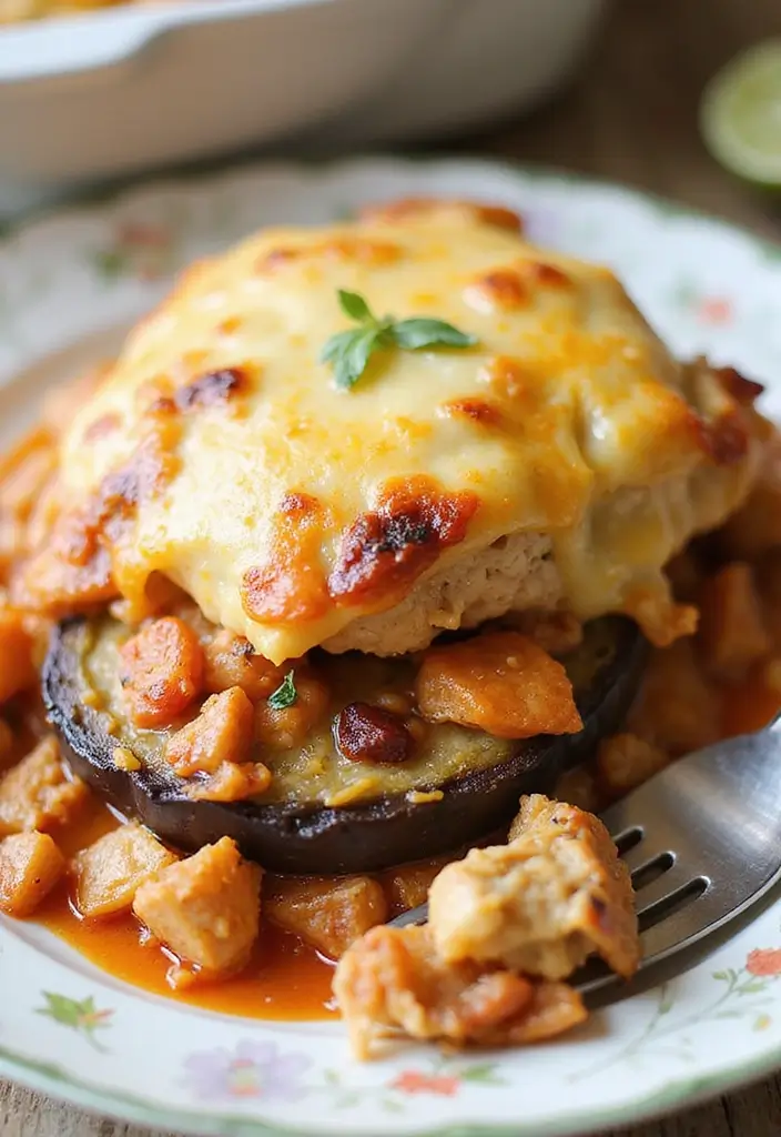 30 Keto Chicken Casserole Recipes Family Approved 18 30 Keto Chicken Casserole Recipes Family Approved - 18. Eggplant Chicken Casserole