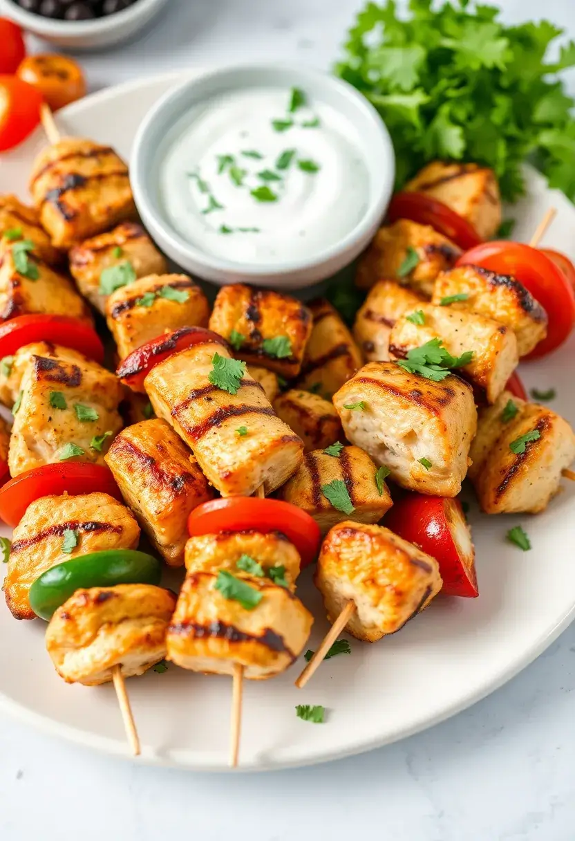 30 Keto Chicken Instant Pot Recipes Quick and Flavorful - 11. Mediterranean Chicken Skewers