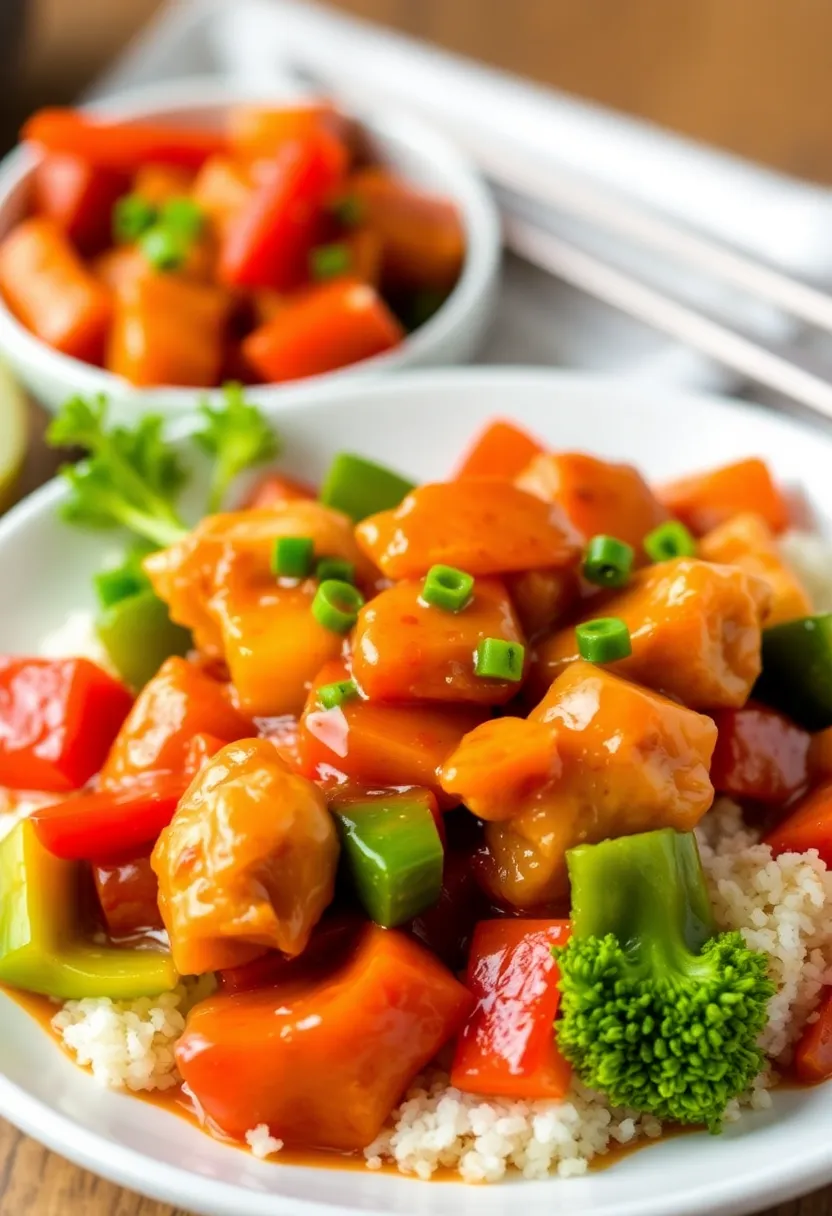 30 Keto Chicken Instant Pot Recipes Quick and Flavorful - 19. Sweet and Sour Chicken
