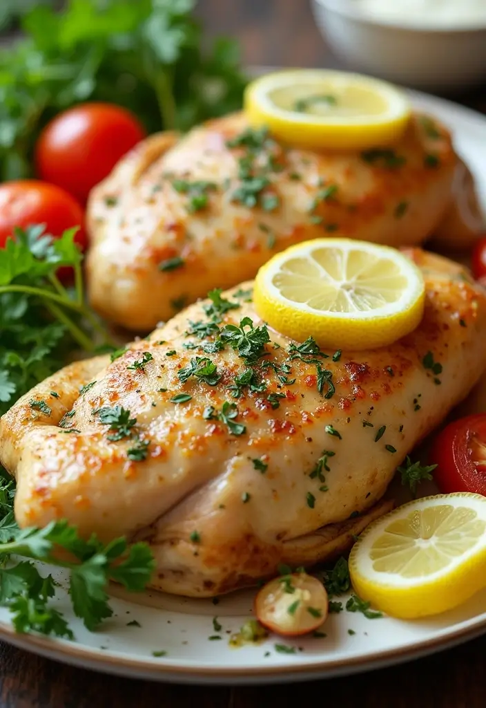 30 Keto Chicken Instant Pot Recipes Quick and Flavorful - 3. Lemon Herb Chicken