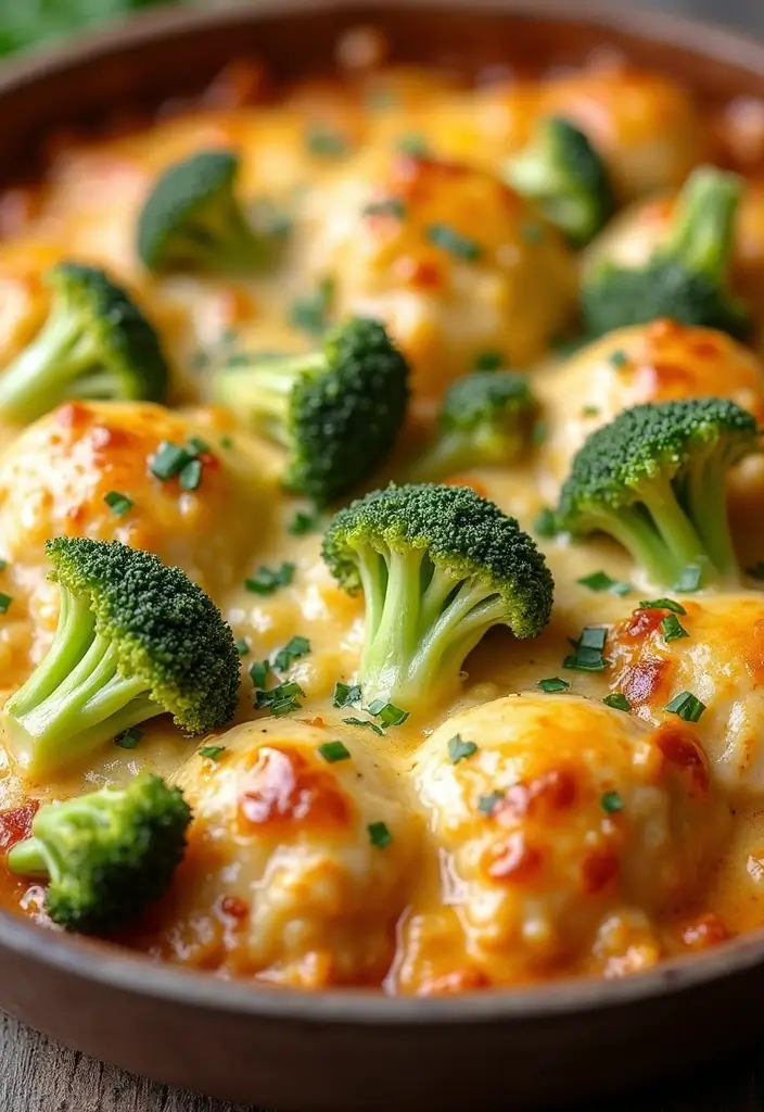 30 Keto Chicken Instant Pot Recipes Quick and Flavorful - 8. Cheesy Chicken Broccoli Casserole