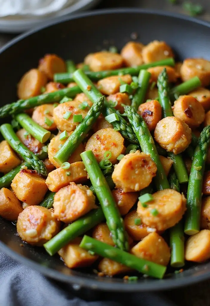30 Keto Chicken and Asparagus Recipes Light and Healthy - 2. Chicken and Asparagus Stir-Fry