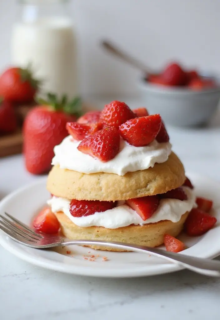 30 Keto Dessert Recipes Easy and Irresistible - 15. Keto Strawberry Shortcake