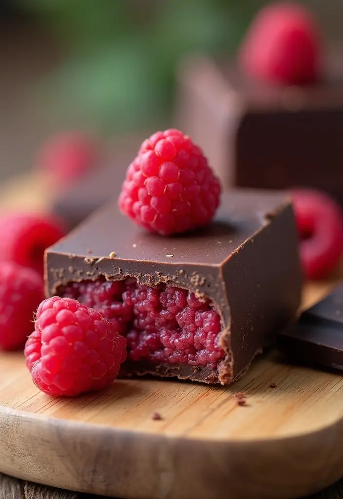 30 Keto Dessert Recipes Easy and Irresistible - 16. Keto Raspberry Chocolate Bars