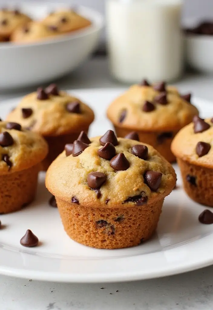 30 Keto Dessert Recipes Easy and Irresistible - 18. Keto Chocolate Chip Muffins