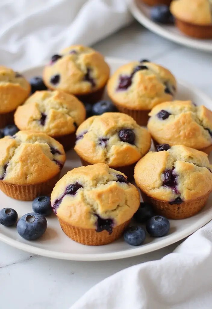 30 Keto Dessert Recipes Easy and Irresistible - 21. Keto Blueberry Muffins