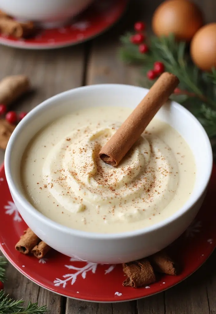 30 Keto Dessert Recipes Easy and Irresistible - 26. Keto Eggnog Fluff