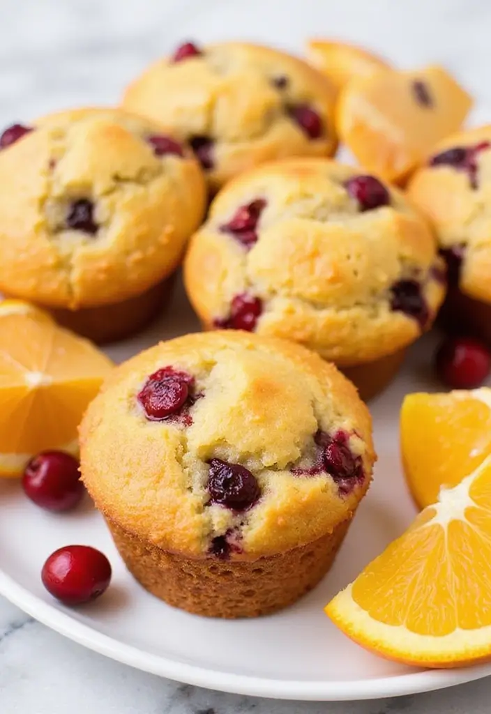 30 Keto Dessert Recipes Easy and Irresistible - 28. Keto Cranberry Orange Muffins