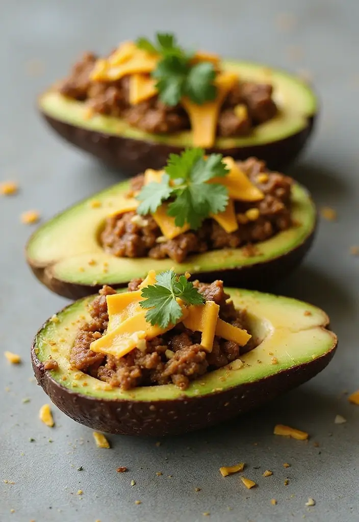 30 Keto Ground Beef Recipes Perfect for Weeknights 14 30 Keto Ground Beef Recipes Perfect for Weeknights - 14. Stuffed Avocado with Ground Beef