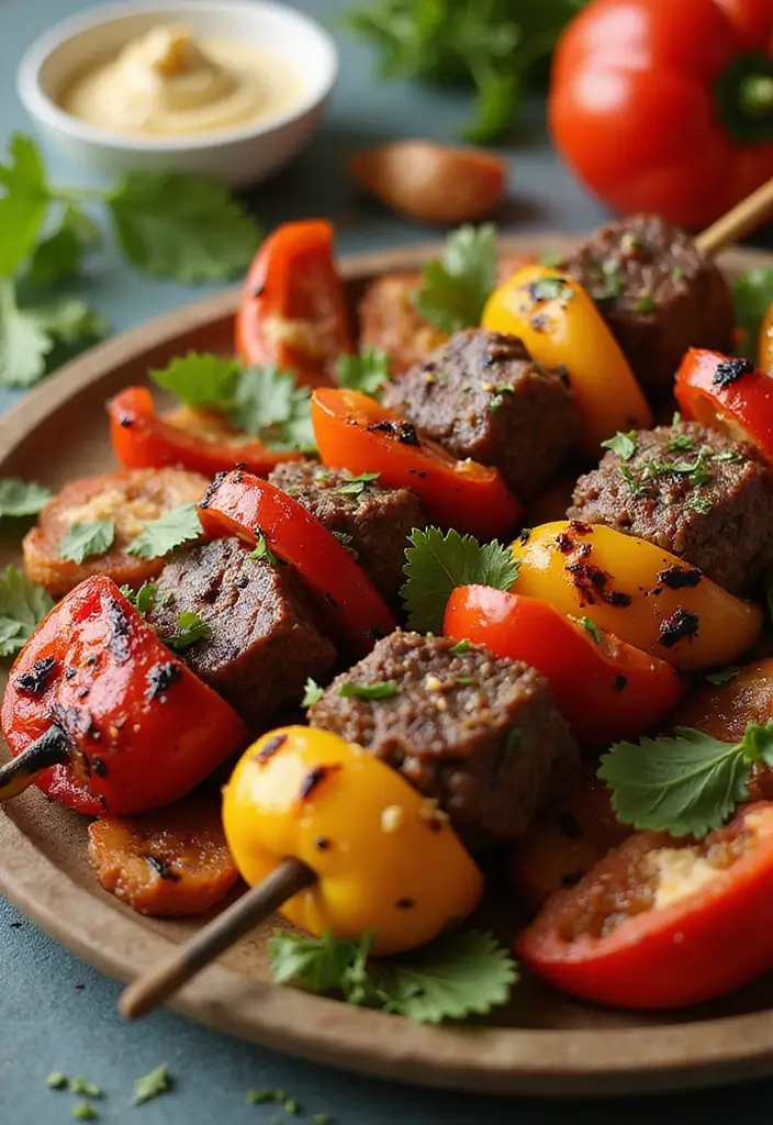 30 Keto Ground Beef Recipes Perfect for Weeknights 30 30 Keto Ground Beef Recipes Perfect for Weeknights - 30. Beef and Pepper Skewer Dinner