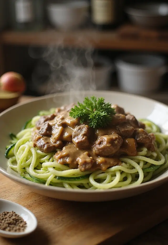 30 Keto Ground Beef Recipes Perfect for Weeknights 4 30 Keto Ground Beef Recipes Perfect for Weeknights - 4. Keto Beef Stroganoff