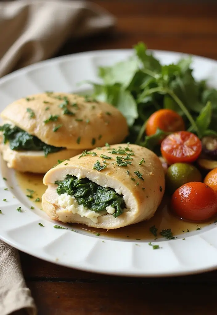 30 Keto Recipes for Picky Eaters That Actually Work - 13. Spinach and Feta Stuffed Chicken
