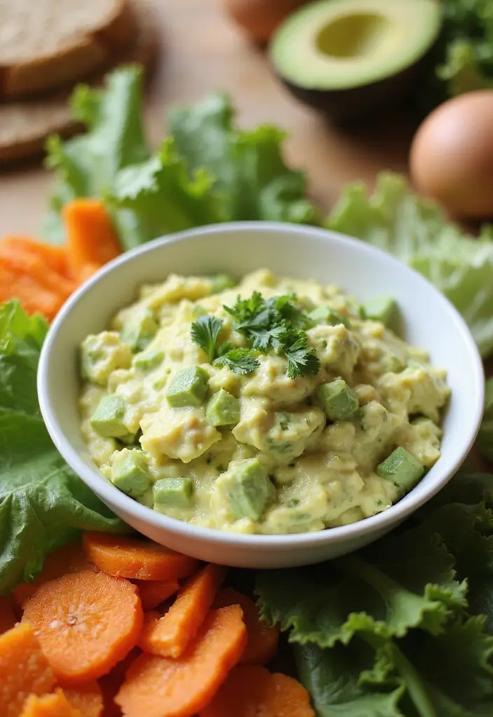 30 Keto Recipes for Picky Eaters That Actually Work - 15. Avocado Egg Salad
