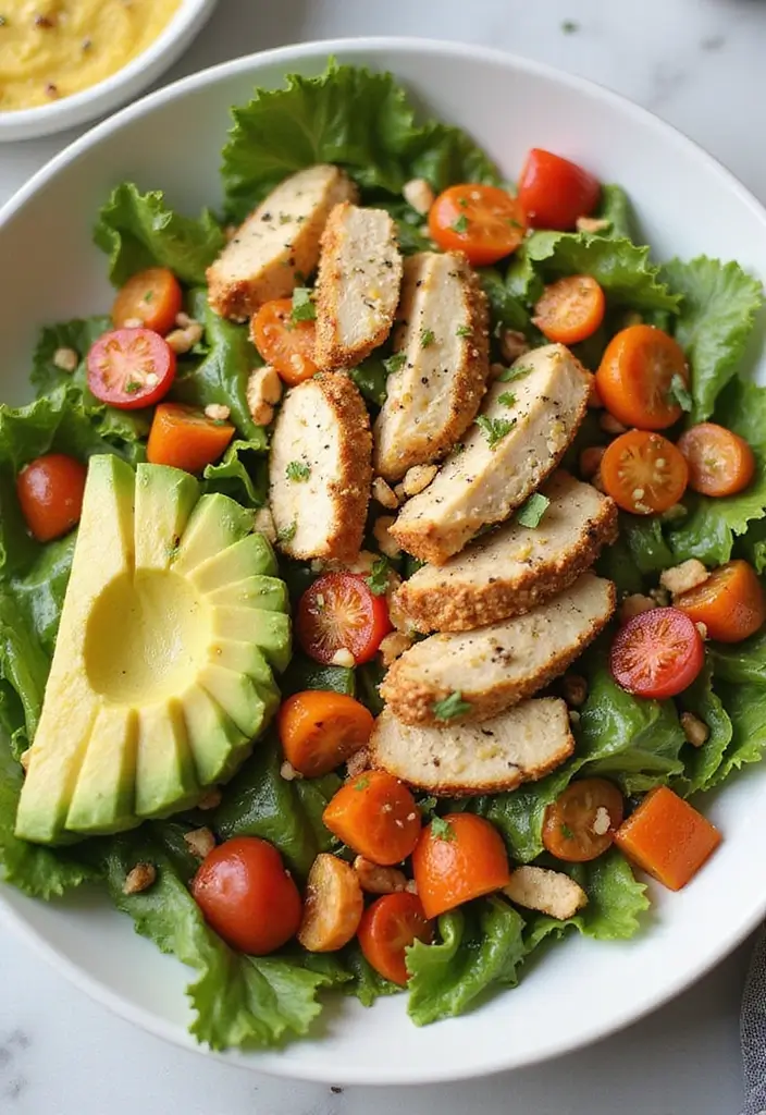 30 Keto Shredded Chicken Recipes for Busy Nights - 30. Chicken and Avocado Salad