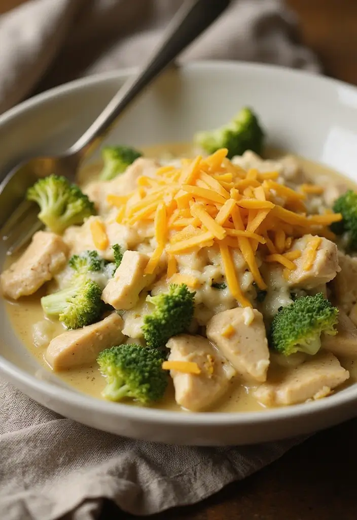 30 Keto Slow Cooker Recipes That Cook Themselves - 14. Chicken and Broccoli Casserole