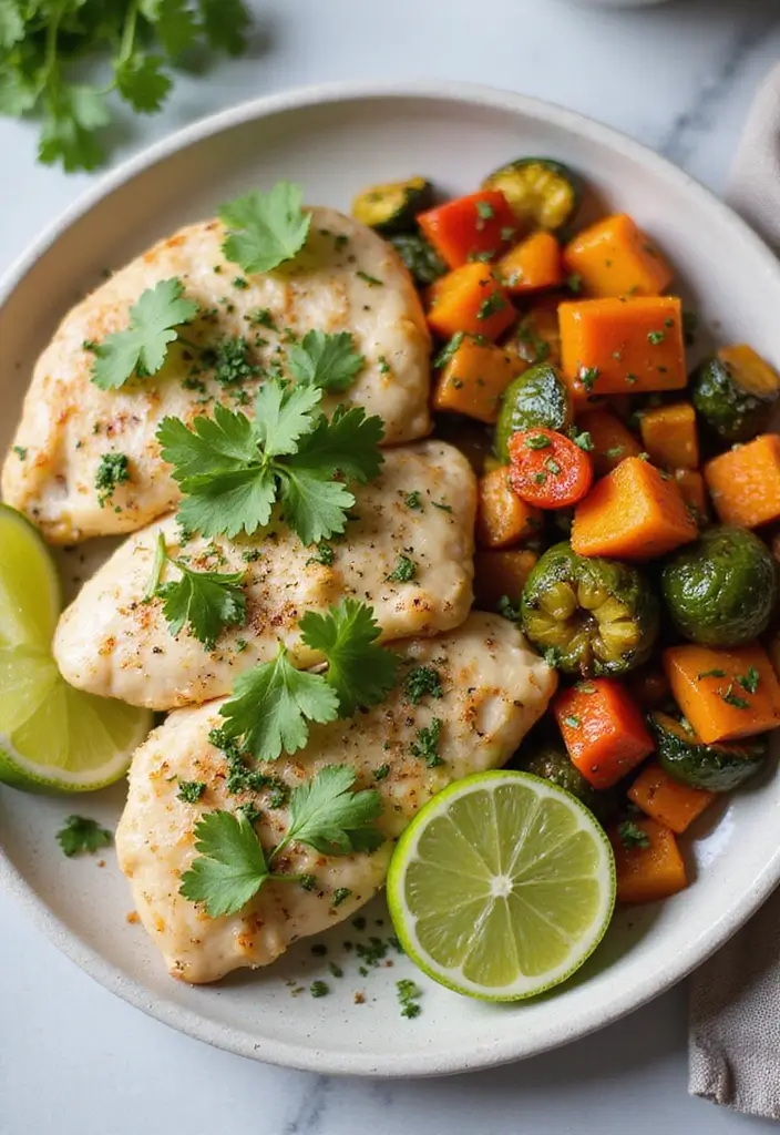 30 Keto Slow Cooker Recipes That Cook Themselves - 15. Cilantro Lime Chicken