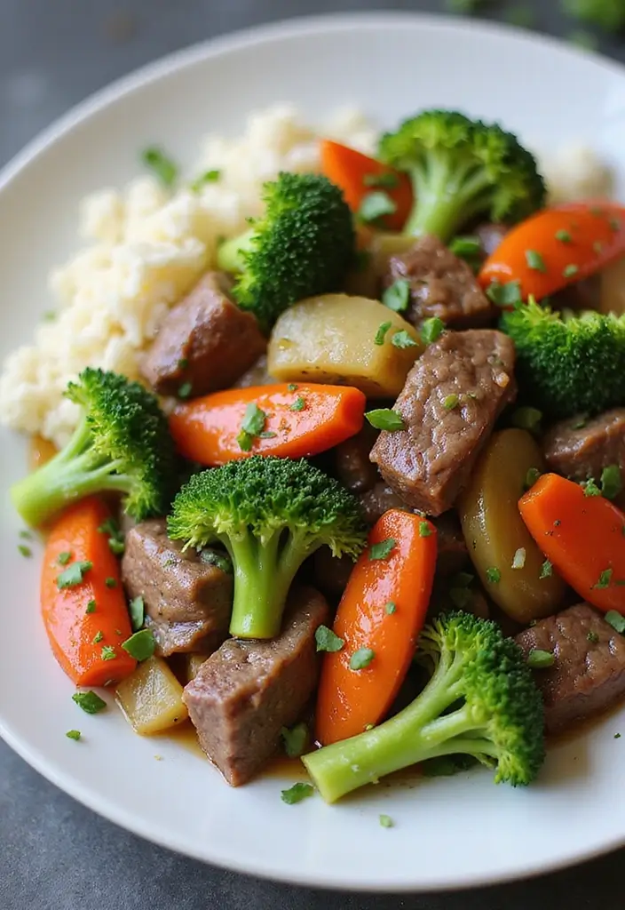 30 Keto Slow Cooker Recipes That Cook Themselves - 19. Beef and Broccoli Stir Fry