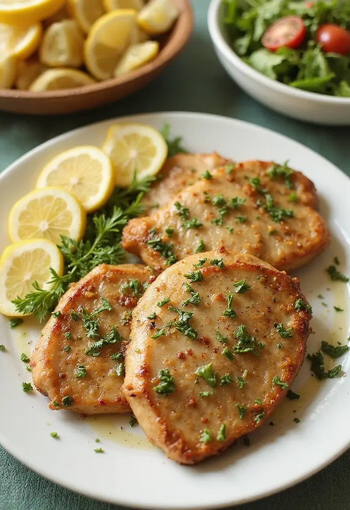 30 Keto Slow Cooker Recipes That Cook Themselves - 2. Zesty Lemon Herb Pork Chops