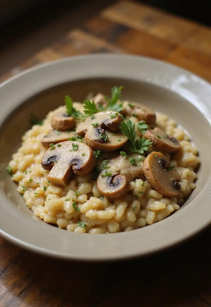 30 Keto Slow Cooker Recipes That Cook Themselves - 22. Mushroom Risotto