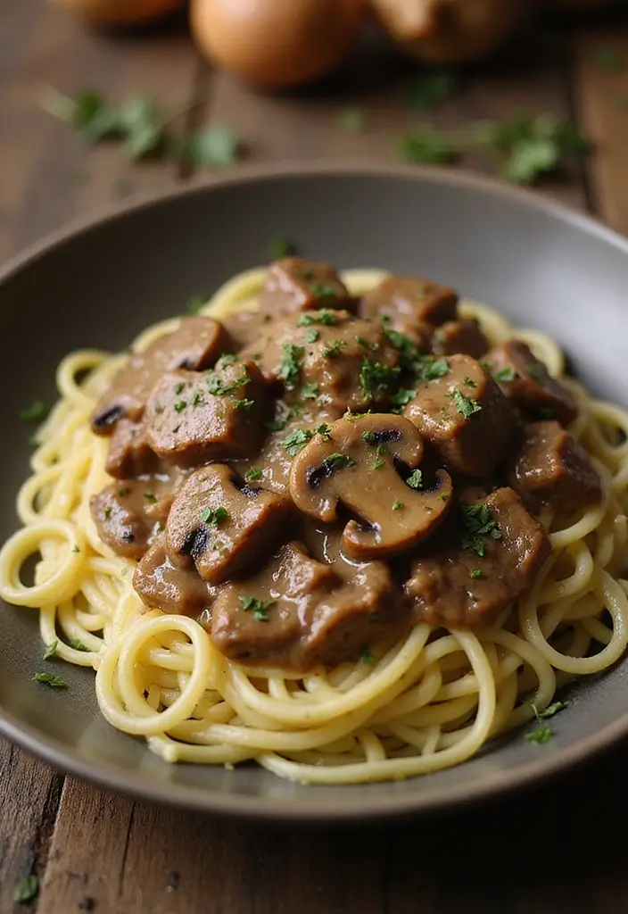 30 Keto Slow Cooker Recipes That Cook Themselves - 3. Beef Stroganoff