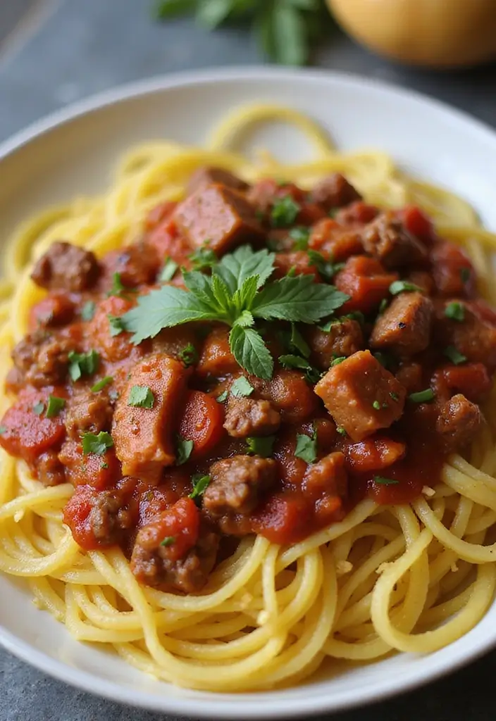 30 Keto Slow Cooker Recipes That Cook Themselves - 30. Spaghetti Squash Bolognese