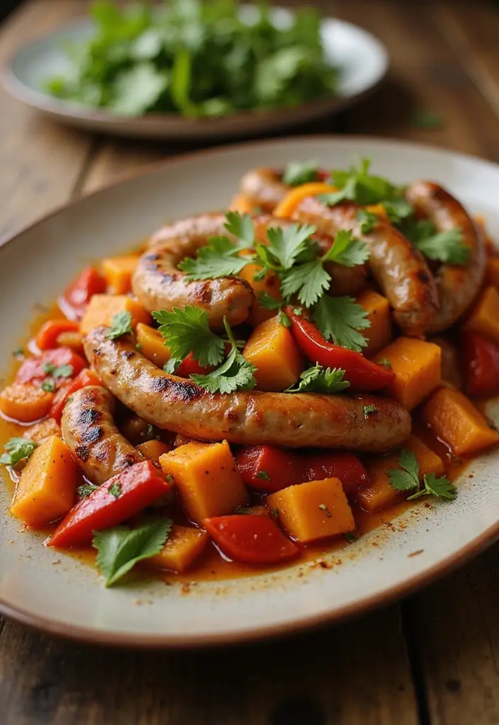 30 Keto Slow Cooker Recipes That Cook Themselves - 6. Spicy Sausage and Peppers