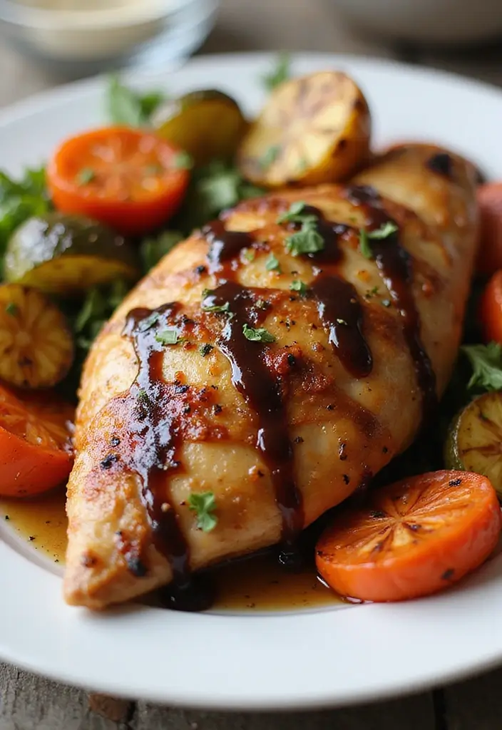 30 Keto Slow Cooker Recipes That Cook Themselves - 8. Balsamic Glazed Chicken