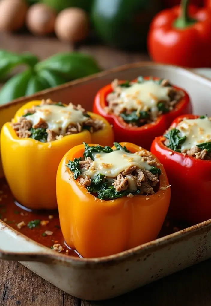 30 Leftover Pork Roast Recipes Keto Friendly Ideas 2 30 Leftover Pork Roast Recipes Keto Friendly Ideas - 2. Pork and Spinach Stuffed Peppers