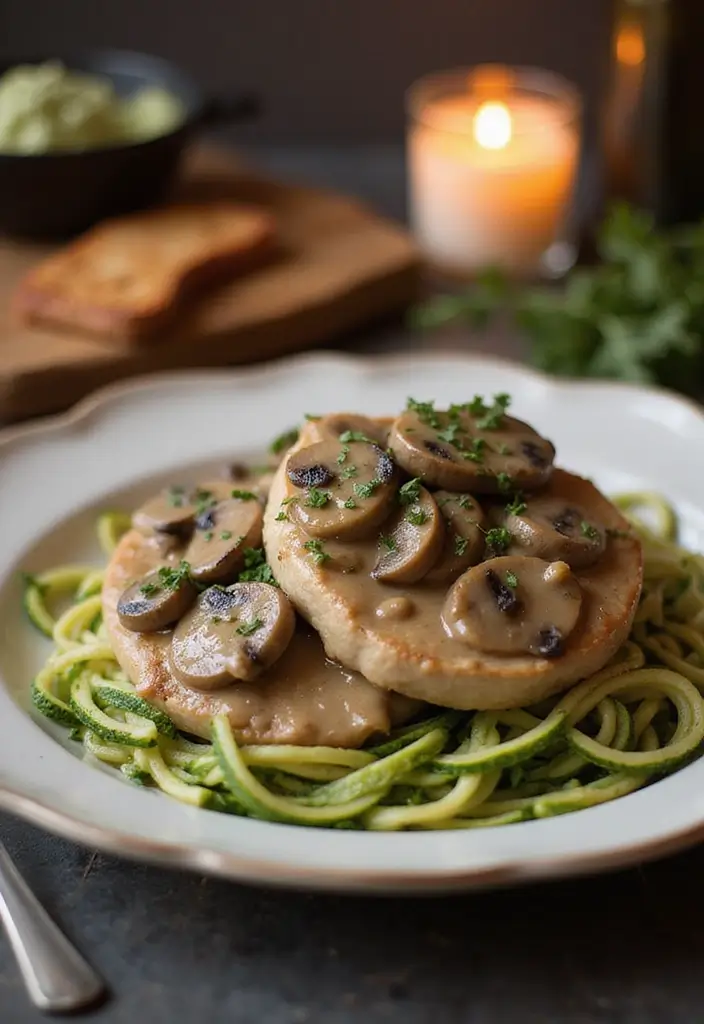 30 Leftover Pork Roast Recipes Keto Friendly Ideas 4 30 Leftover Pork Roast Recipes Keto Friendly Ideas - 4. Creamy Pork Chops with Mushroom Sauce