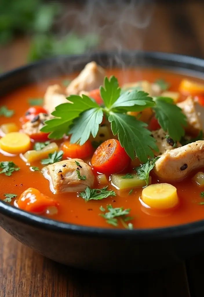 30 Rotisserie Chicken Recipes Keto Low Carb and Easy 21 30 Rotisserie Chicken Recipes Keto Low Carb and Easy - 21. Chicken and Vegetable Soup