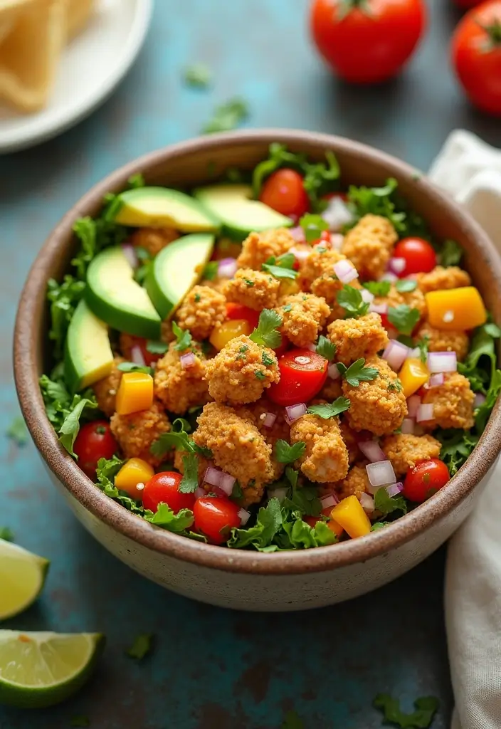 30 Rotisserie Chicken Recipes Keto Low Carb and Easy 23 30 Rotisserie Chicken Recipes Keto Low Carb and Easy - 23. Chicken Taco Salad