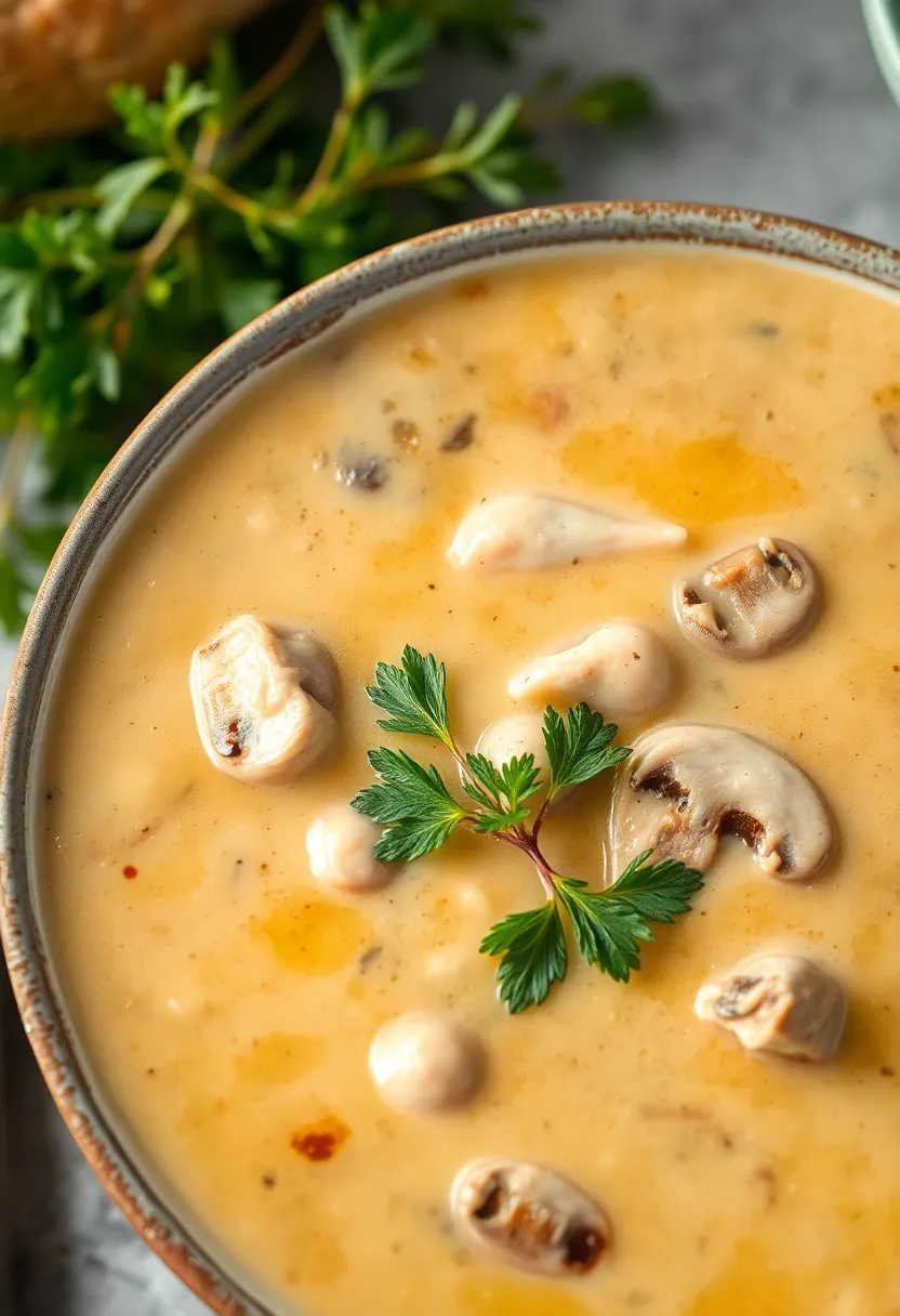 30 Rotisserie Chicken Recipes Keto Low Carb and Easy 7 30 Rotisserie Chicken Recipes Keto Low Carb and Easy - 7. Creamy Chicken and Mushroom Soup