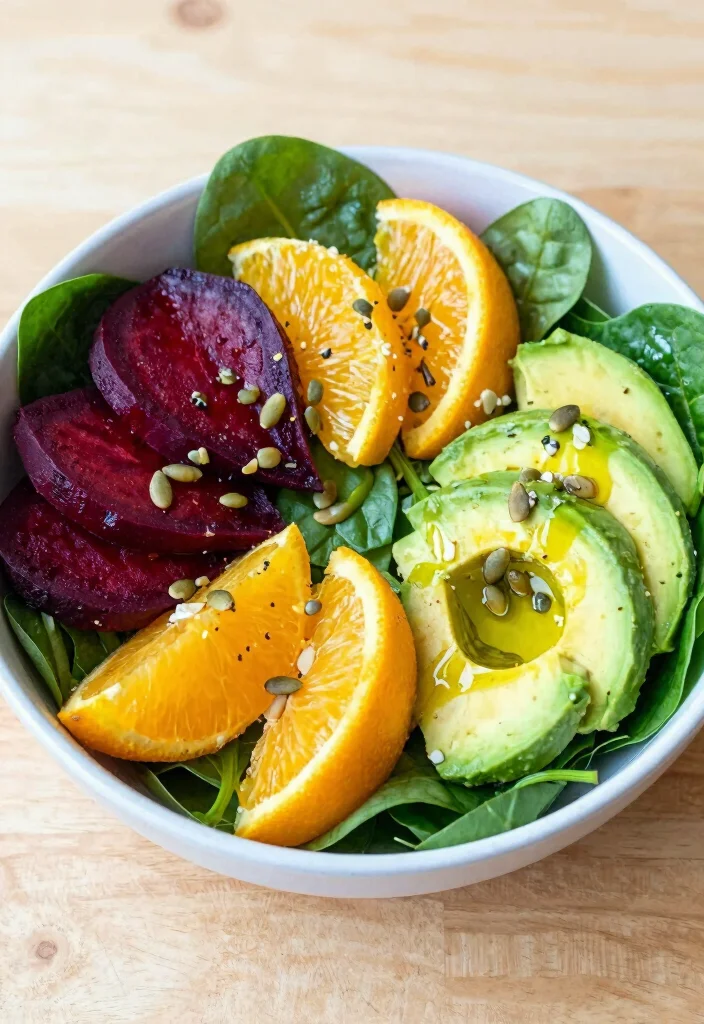 10 Beet and Orange Salad Recipes with Bright Citrus Balance 23 10 Beet and Orange Salad Recipes with Bright Citrus Balance - 3. Beet, Orange, and Avocado Salad 1