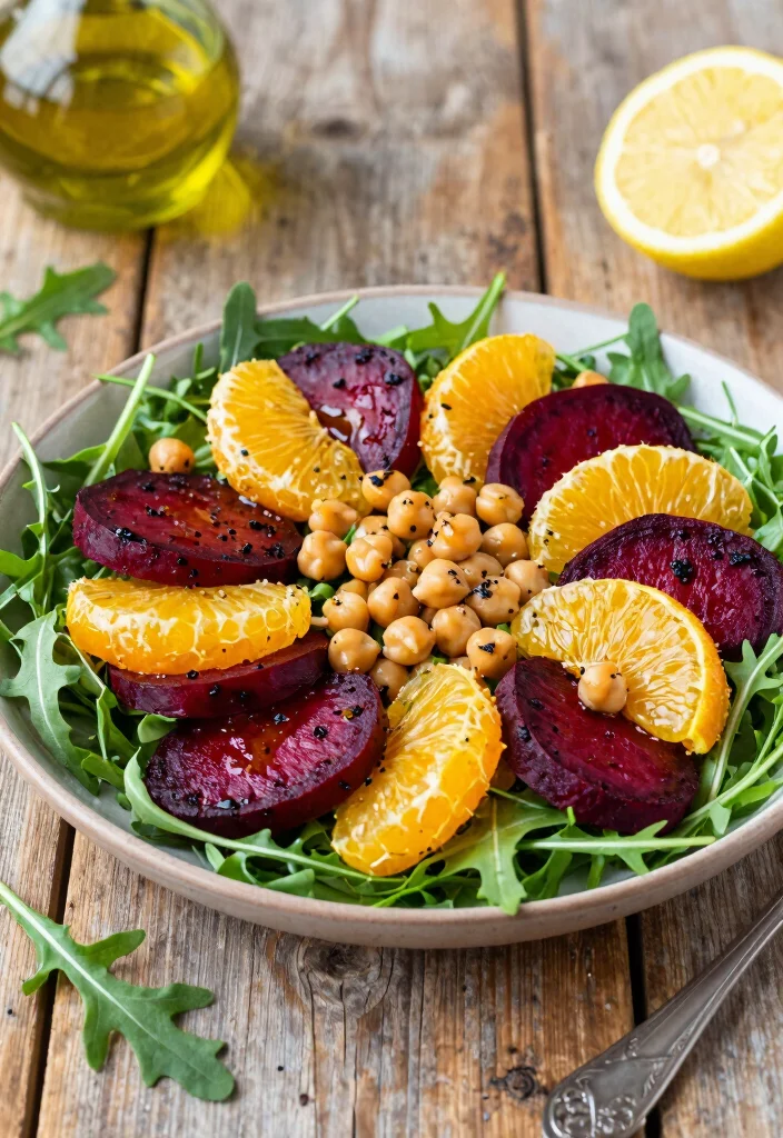 10 Beet and Orange Salad Recipes with Bright Citrus Balance 89 10 Beet and Orange Salad Recipes with Bright Citrus Balance - 9. Beet and Orange Salad with Chickpeas 1
