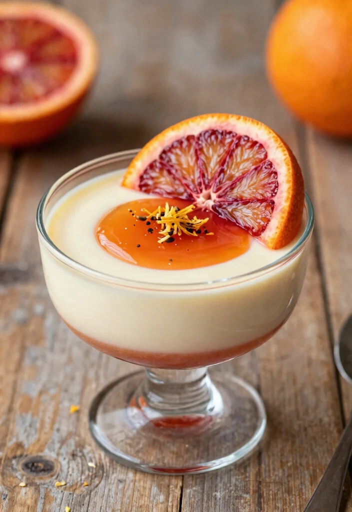 10 Blood Orange Dessert Recipes with Bright Citrus Flavor 1 10 Blood Orange Dessert Recipes with Bright Citrus Flavor - 1. Blood Orange Panna Cotta 1