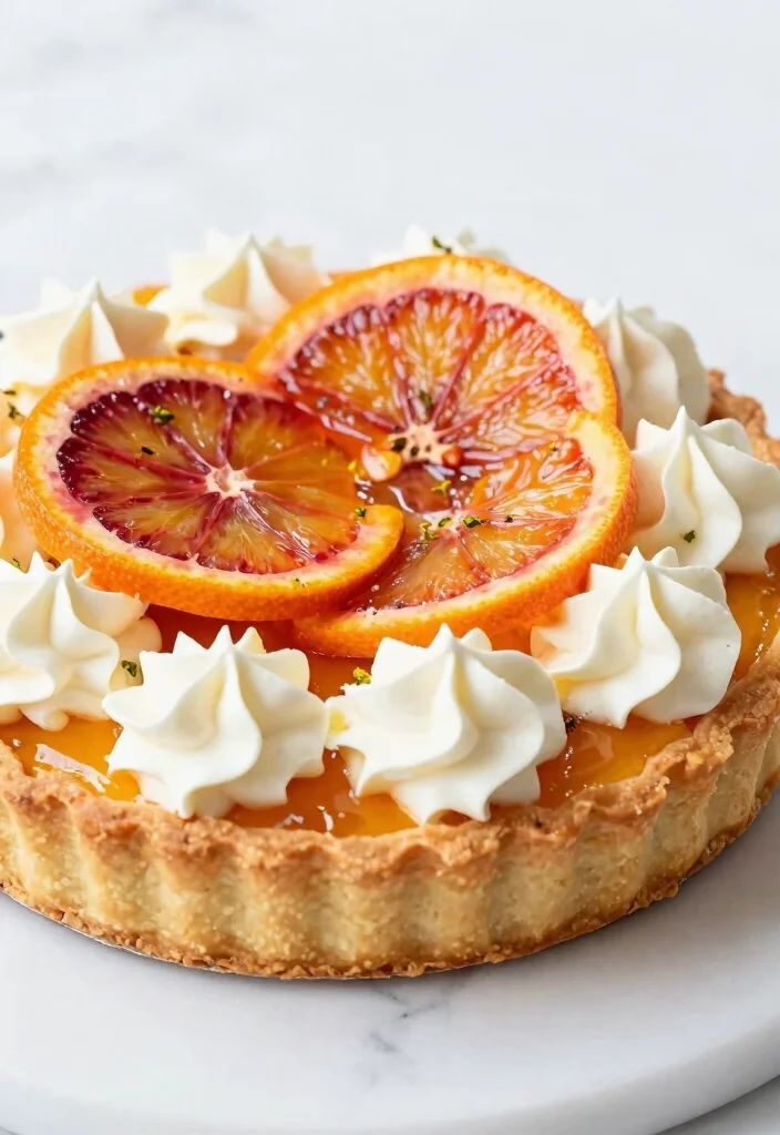 10 Blood Orange Dessert Recipes with Bright Citrus Flavor 12 10 Blood Orange Dessert Recipes with Bright Citrus Flavor - 2. Blood Orange Tart 1